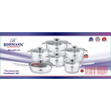 Набір каструль 12 пред. Bohmann BH 1241-12